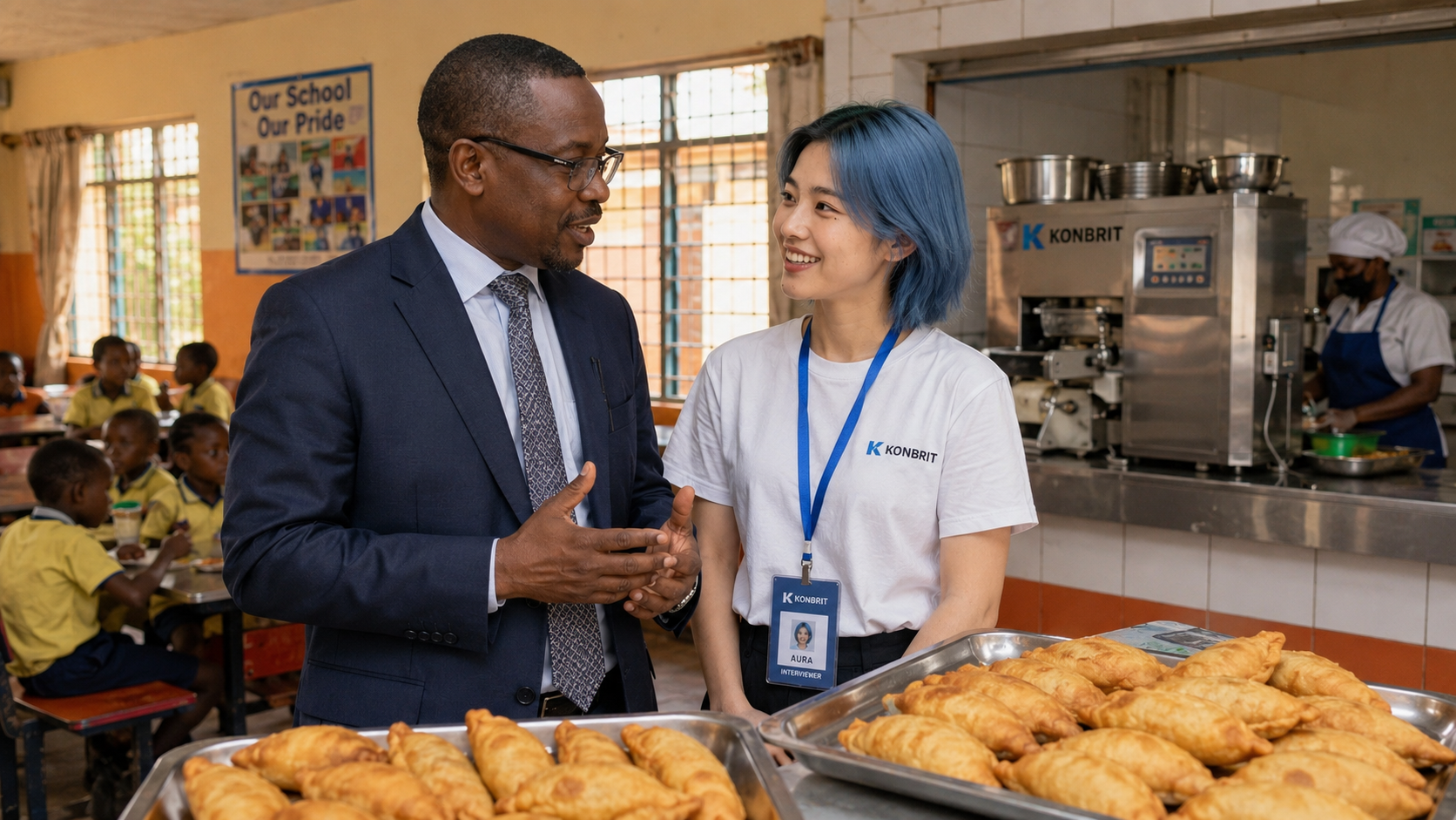 How One Nigerian Principal Brought African Fried Dumplings to Local Schools with KONBRIT