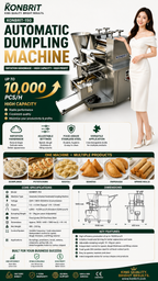 KONBRIT KBDM-150 High-Capacity Food Forming Machine | 1,000–12,000 pcs/h | For Factories & Central Kitchens