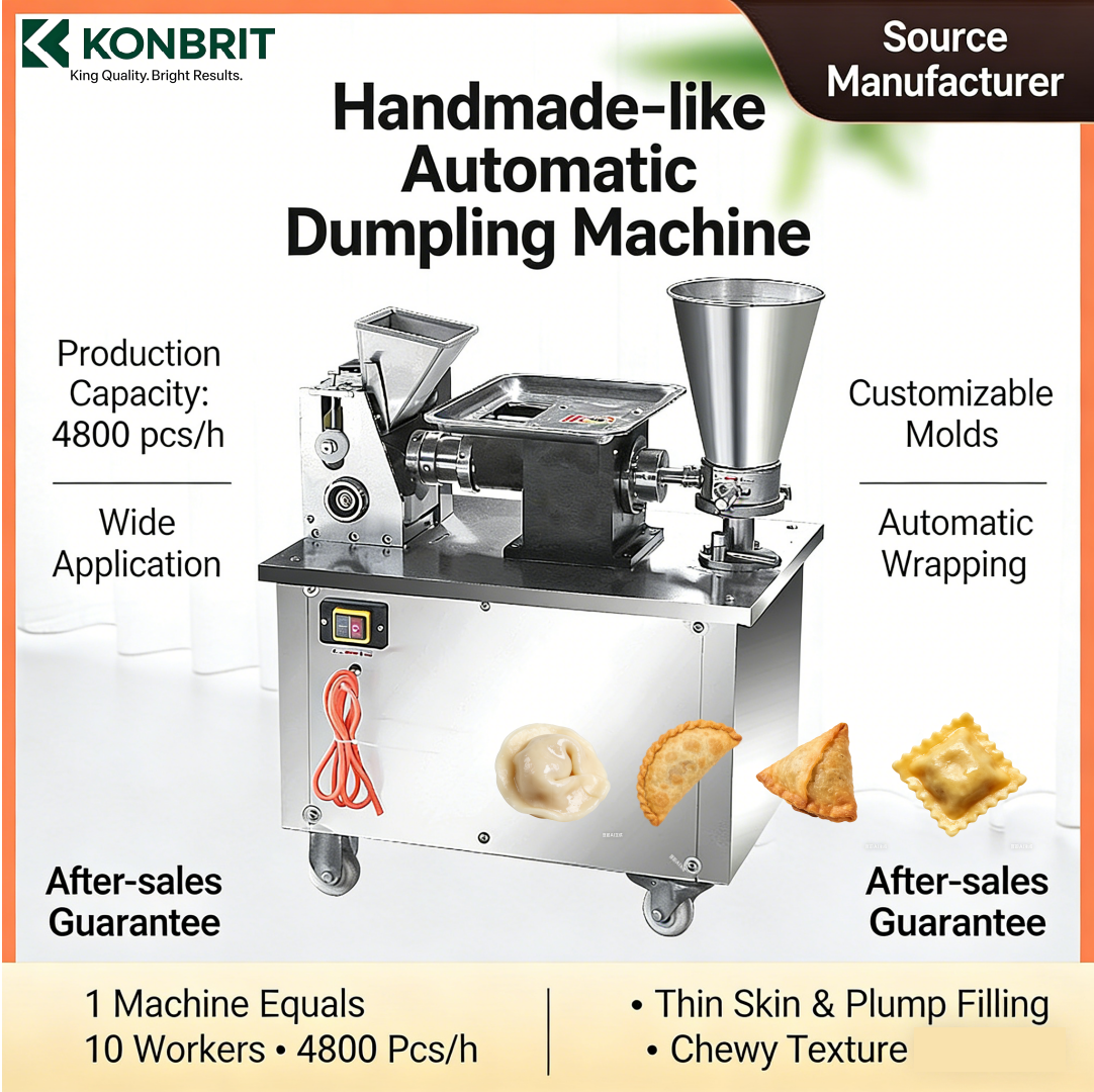 Industrial Automatic Dumpling and Samosa Maker | 80 Type High-Efficiency Machine