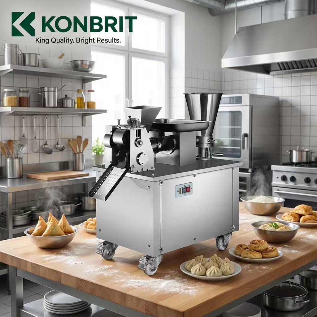 Model 80 Commercial Dumpling Machine | 4800pcs/h Automatic Stainless Steel Maker