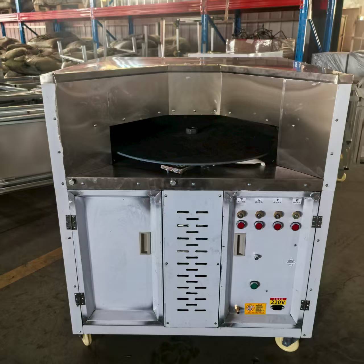 Model 85 commercial flatbread oven front view