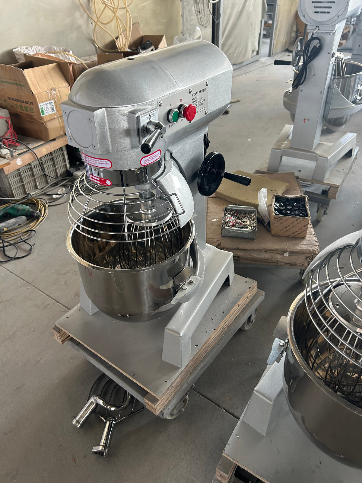 KONBRIT B-Series Heavy Duty Planetary Mixer (10L-80L) | 3-Speed Commercial Flour & Dough Mixer