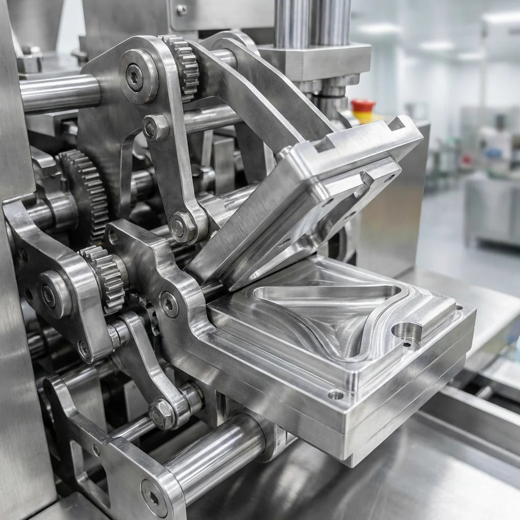 Zelaixin 80 Commercial Samosa Machine - Precision Folding Mechanism Close-up