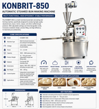 KONBRIT Automatic Bun & Pie Maker | 3000 pcs/h Commercial Forming Machine