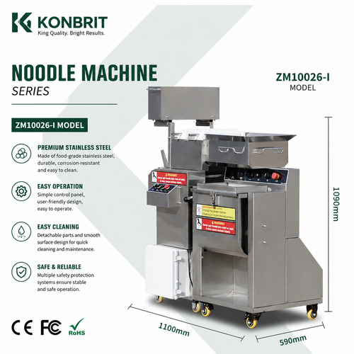 KONBRIT ZM10026-I commercial ramen udon noodle making machine