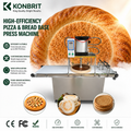 KONBRIT KBYBJ pizza and bread base press machine for naan pita tortilla chapati roti