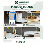 KBYBJ dough press machine control switch mold induction probe and conveyor belt details