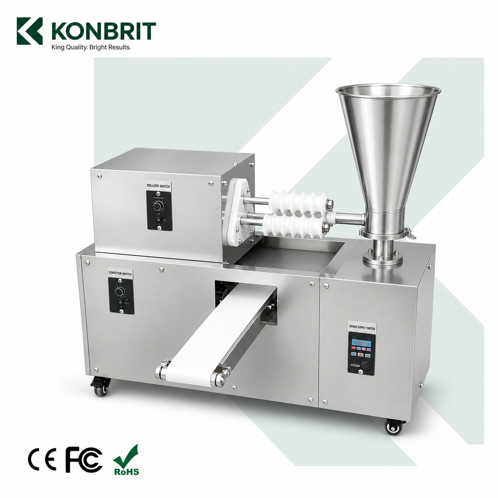 KONBRIT Automatic Spiral Dough Rounding Machine for Bun, Bread & Tangyuan