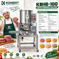 KONBRIT KBHB-100 patty forming machine specifications and applications