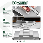 KBVP-500 sealing bar and chamber details