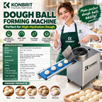 KONBRIT TBGR3 automatic dough ball forming machine specifications