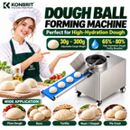 TBGR3 high-hydration pizza dough ball rounding machine