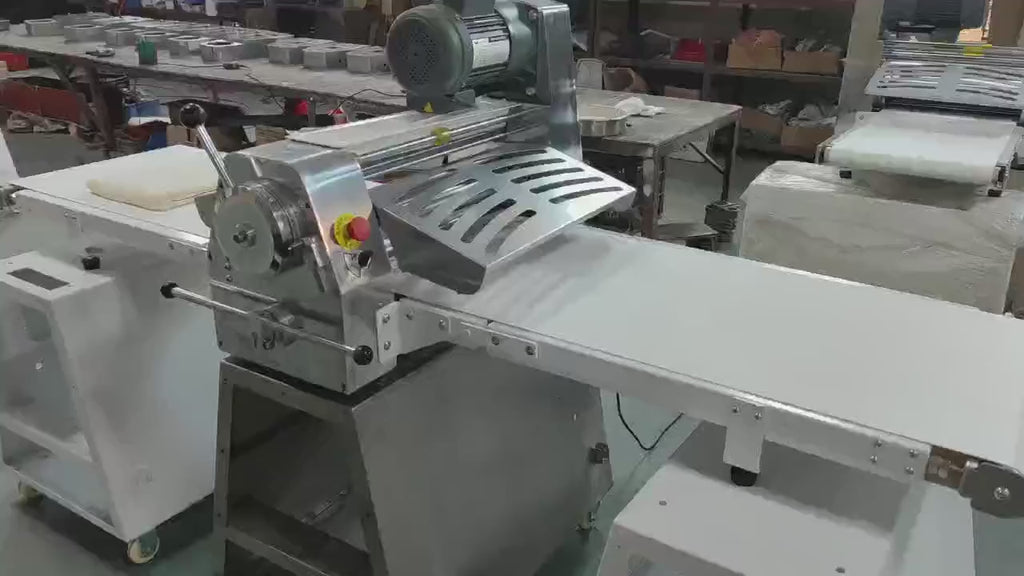 KONBRIT MS500 commercial dough sheeter demonstration